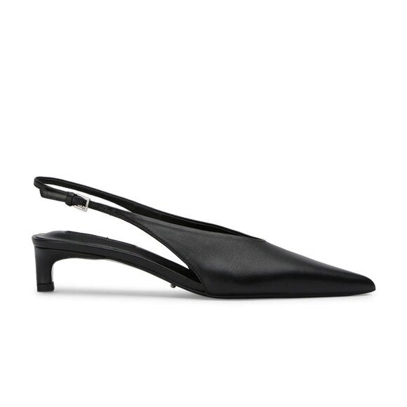 Tony Bianco CHARLIE BLACK NAPPA slingback pointed heels - 7.5 - Picture 1 of 9